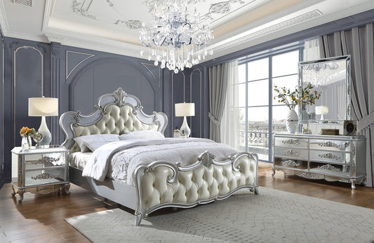 HD-6036 Luna Silver Bedroom Collection by Homey Design