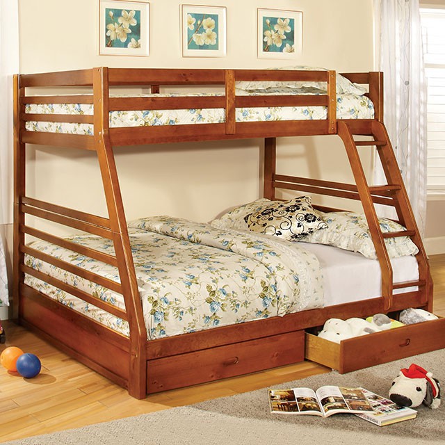 California III Bunk Bed - Oak