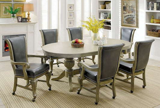 Melina 7 Pc Dining Set CM-GM367GY