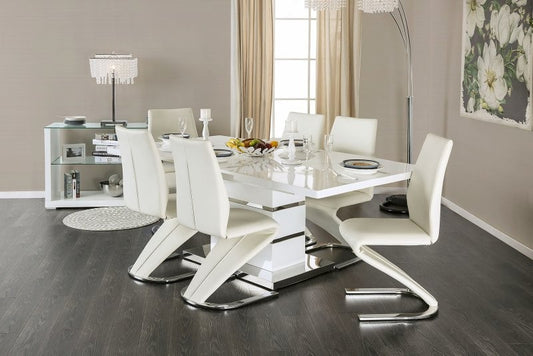 Midvale 7 Pc Dining Set - White