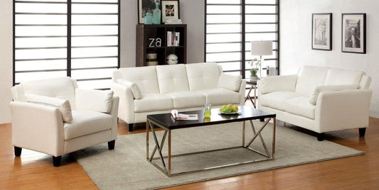 Pierre 2 Pc Sofa Set CM6717WH - White