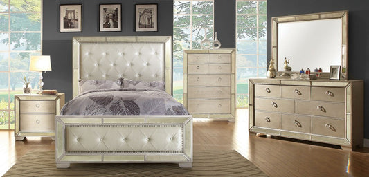 Loraine 4 Pc Bedroom Set CM7195K - King Bed