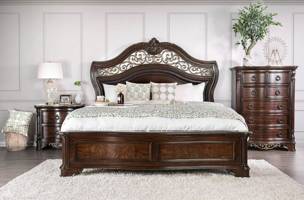 Menodora 4 Pc Bedroom Set CM7311 - King Bed