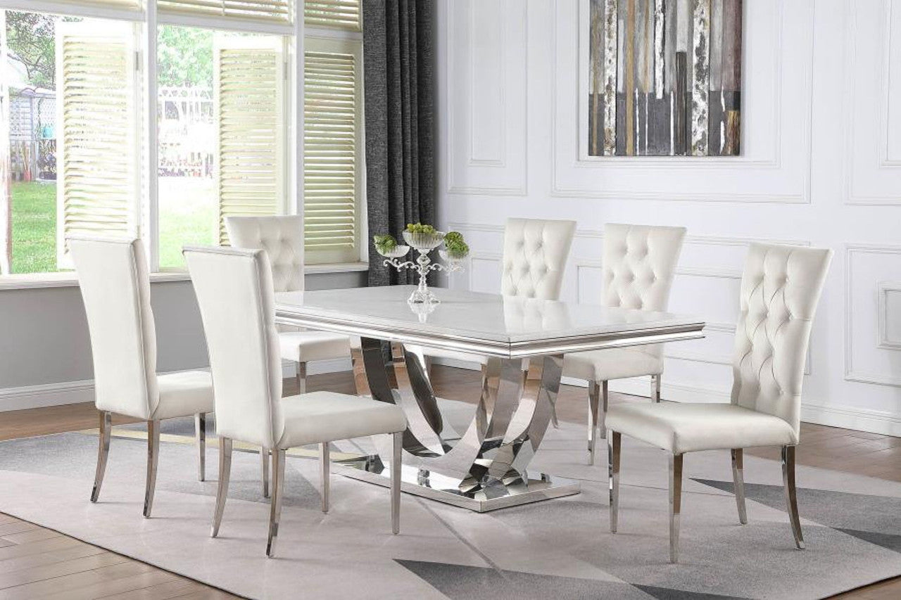 Chic dining table discount set