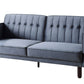 Qinven Futon Sofa Sleeper - Dark Brown Velvet