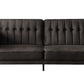 Qinven Futon Sofa Sleeper - Dark Brown Velvet