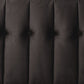 Qinven Futon Sofa Sleeper - Dark Brown Velvet