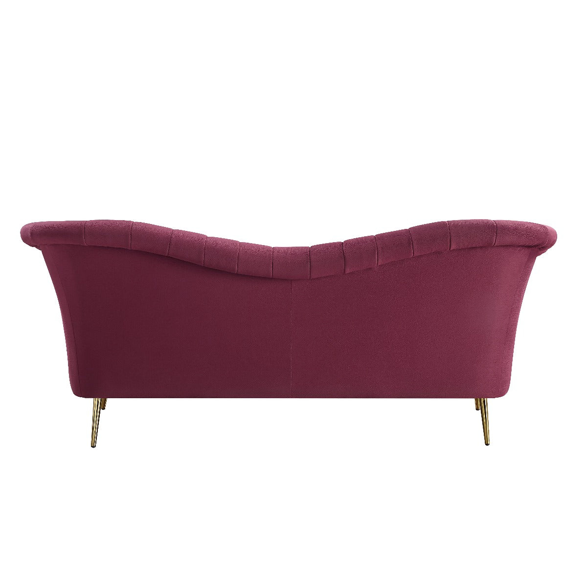 Callista Red Velvet Sofa - Wooden Inner Frame