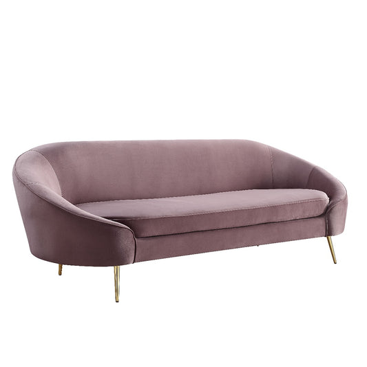 Abey Sofa Pink Velvet by Acme LV00205