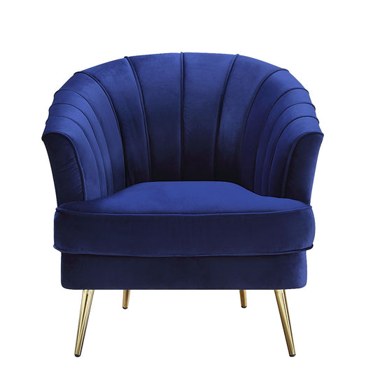 Eivor Blue Velvet Chair LV00211