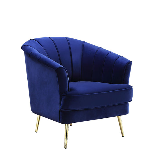 Eivor Blue Velvet Chair LV00211