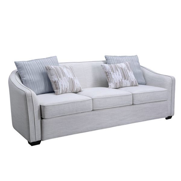 Acme LV00485 Mahler Sofa Collection - Beige Linen