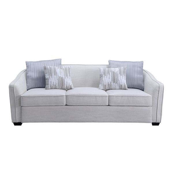 Acme LV00485 Mahler Sofa Collection - Beige Linen