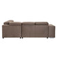 Acoose Sectional Sofa LV01025 w/Sleeper & Pull Out Stools