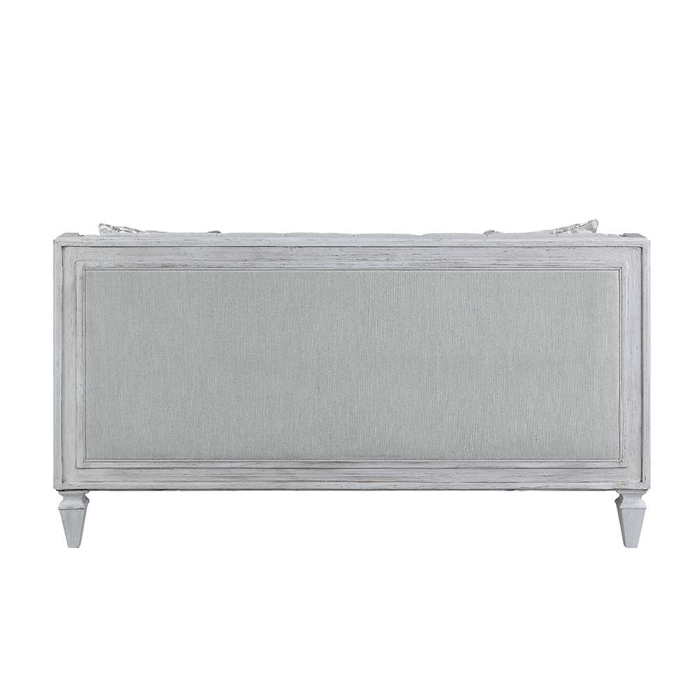 Katia Sofa & Loveseat by Acme LV01049 - Light Gray Linen