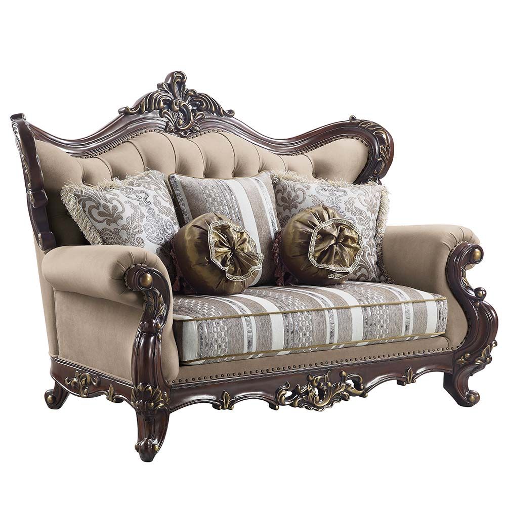 Ragnar Sofa Collection Acme Furniture LV01122 - Detailed Carvings