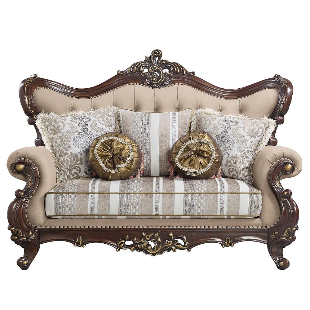 Ragnar Sofa Collection Acme Furniture LV01122 - Detailed Carvings