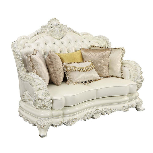 Adara Antique White Loveseat LV01225