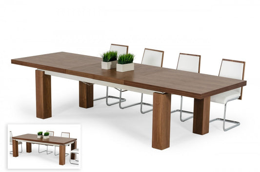 Modrest Maxi by VIG - Modern Walnut Dining Table