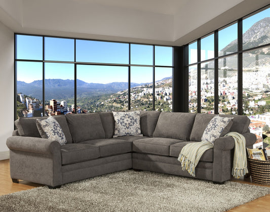 Comfort Industries Lexi 2 Pc Sectional - 2 Colors