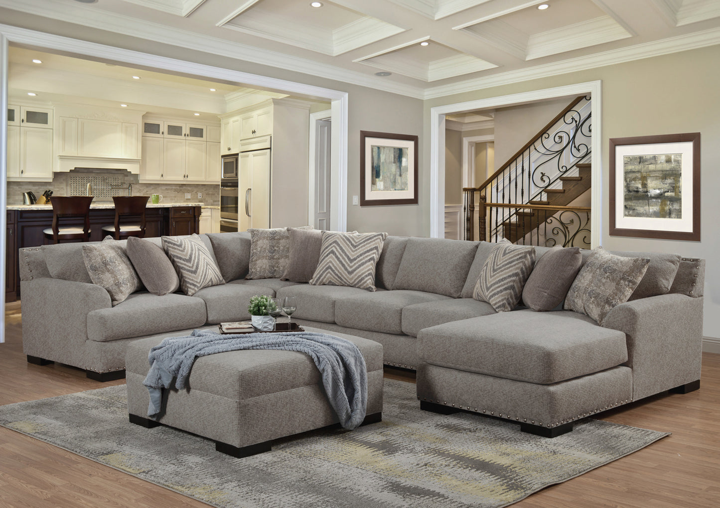 Olympia Sectional - Chatham Granite