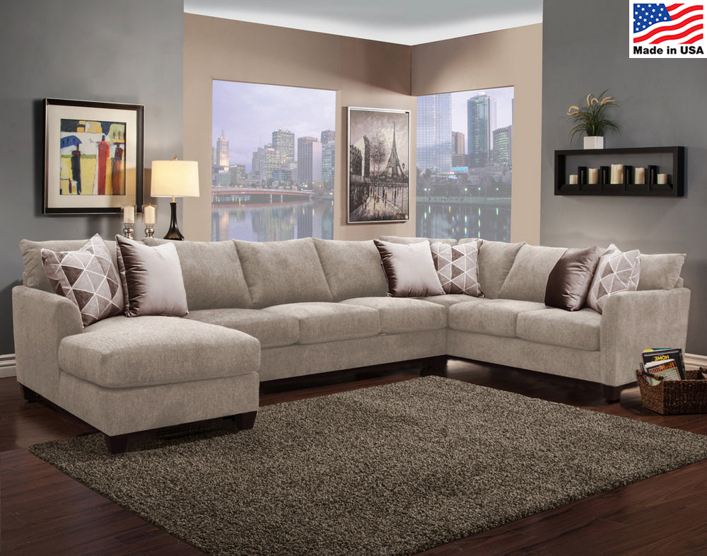 Comfort Industries Pompei Oversize Sectional - 3 Colors