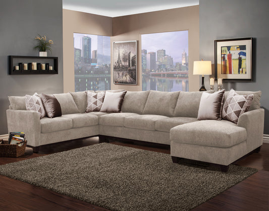 Comfort Industries Pompei Oversize Sectional - 3 Colors