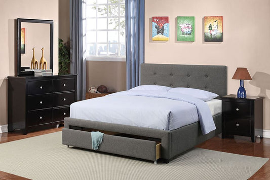 Tristan Platform Bed - Storage Footboard