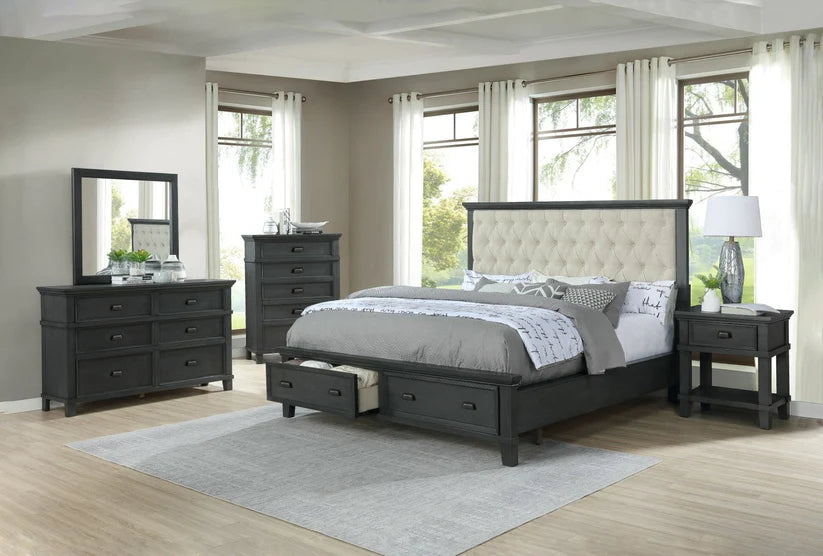 Sandy 5 Pc Bedroom Collection - King Bed