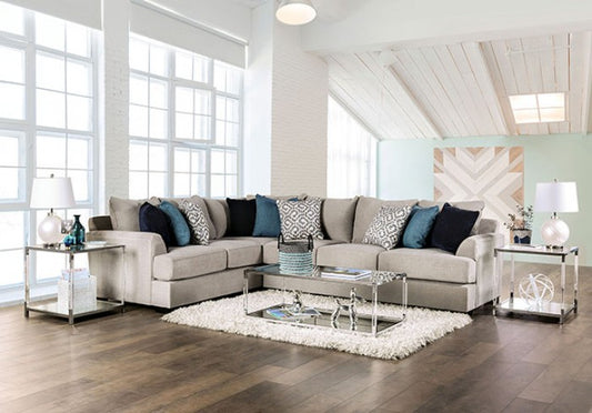 Gunnersbury Sectional - Gray Chenille