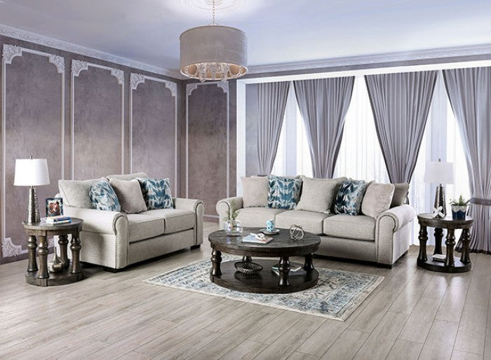 Laredo SM1215 Sofa & Loveseat - Beige