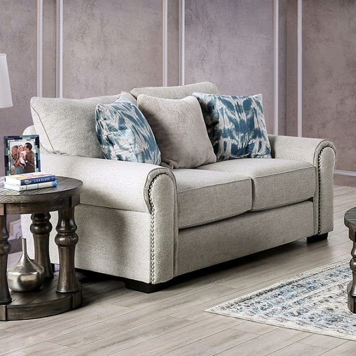 Laredo SM1215 Sofa & Loveseat - Beige