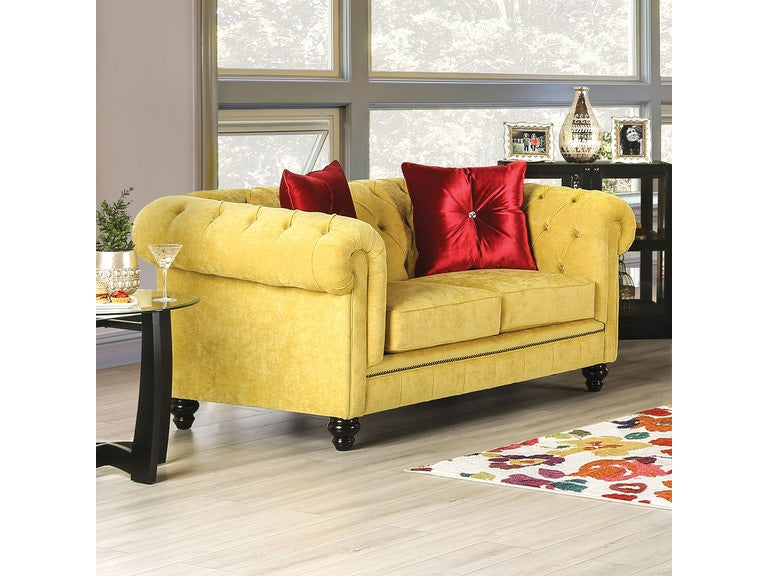 Eliza Glam Sofa Collection SM2284 - Rolled Arms