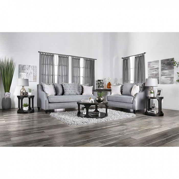 Nefyn Sofa Collection - Gray Burlap Weave