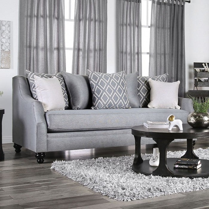 Nefyn Sofa Collection - Gray Burlap Weave