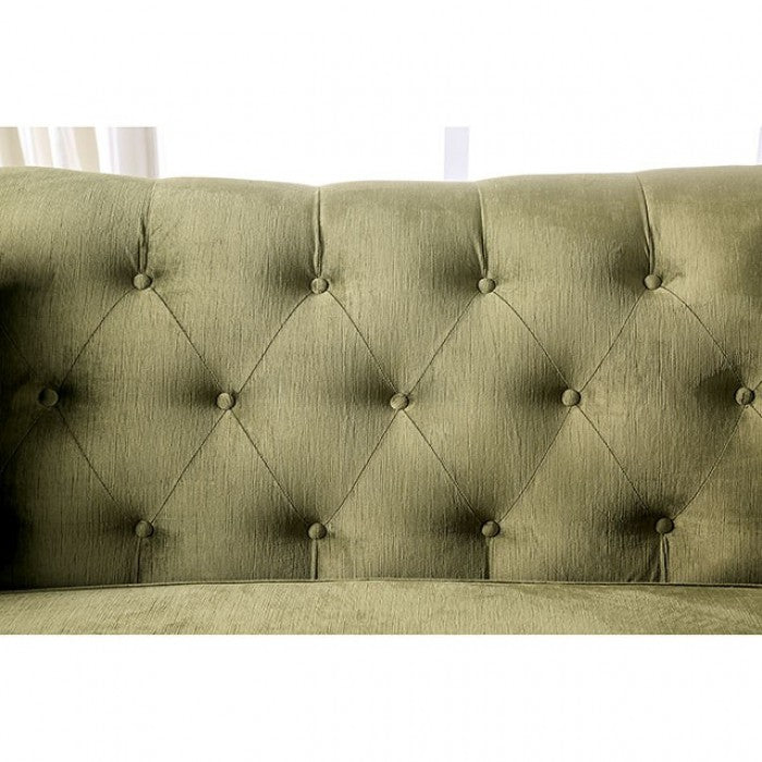 Kaye 2 Pc Sofa Collection - Transitional Green