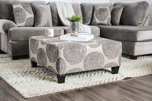 Bonaventura Ottoman SM5142GY-OT - Gray