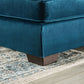 Peregrine Double Chaise Sectional - Velvet Teal SM5415