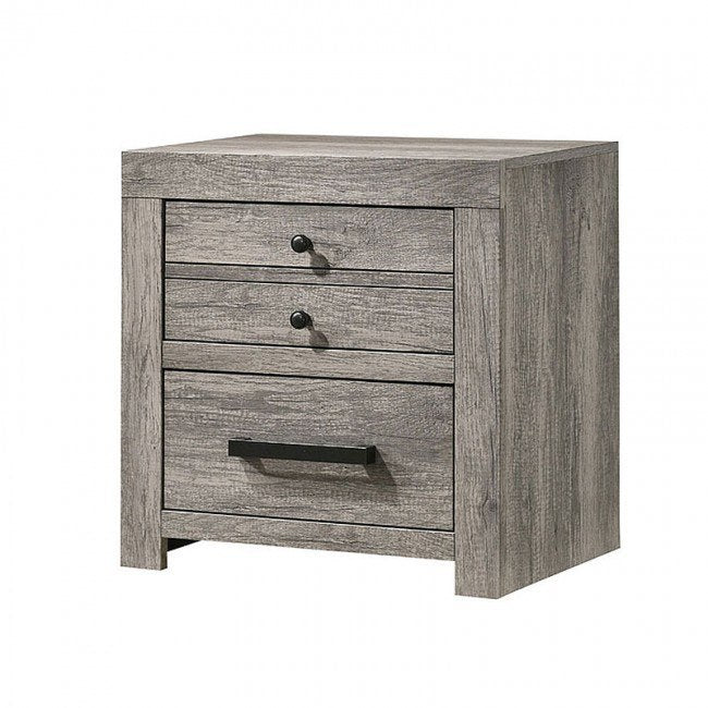 Crown Mark Tundra Bedroom Collection - Brown Rustic Finish