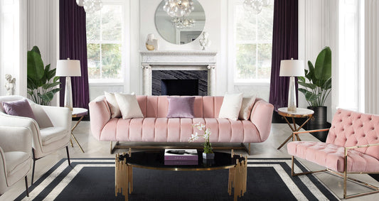 Daimond Sofa Venus Sofa - Blush Fabric